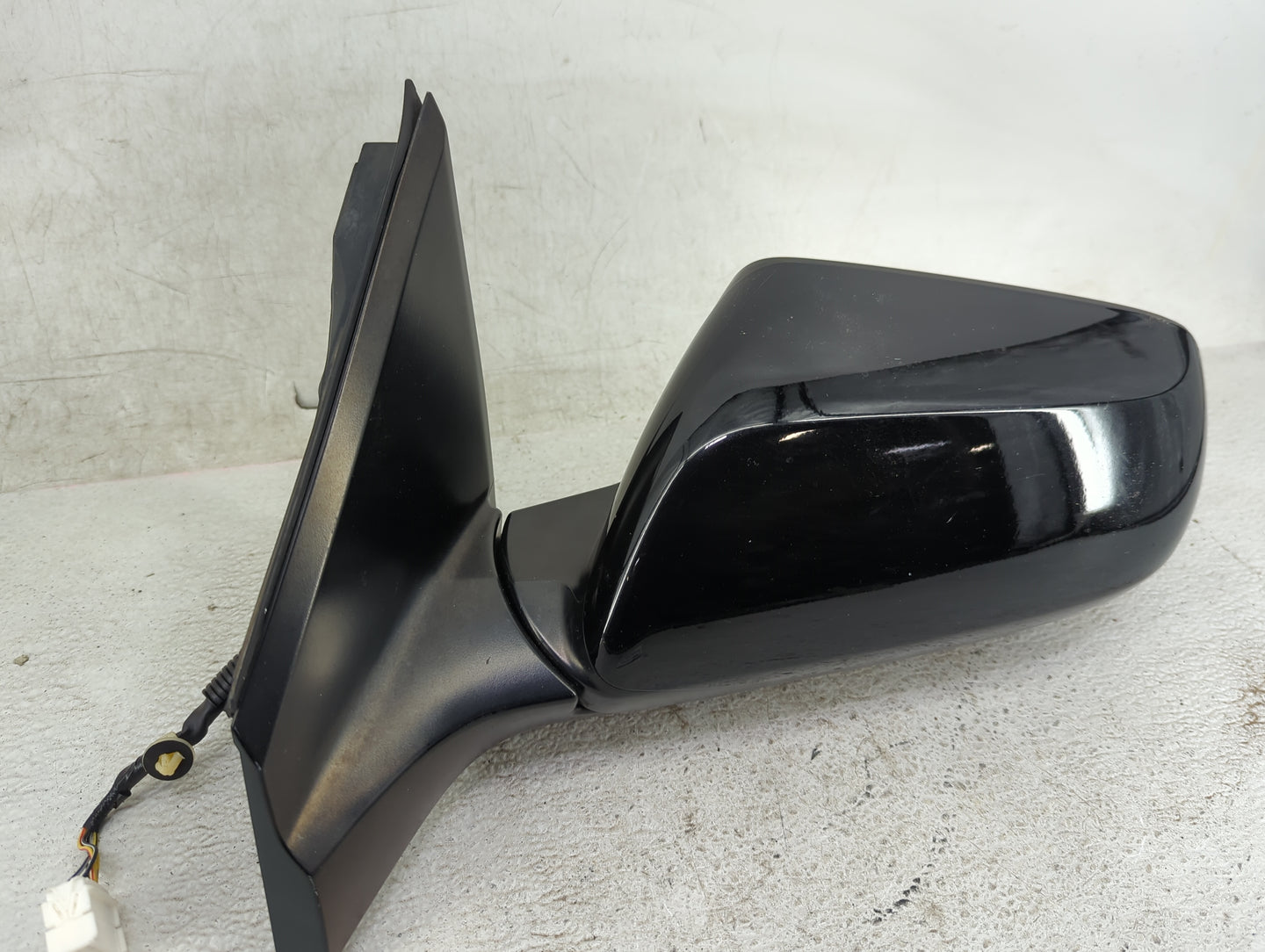 Honda Crv Driver Left Side View Manual Door Mirror Black - Oemusedautoparts1.com