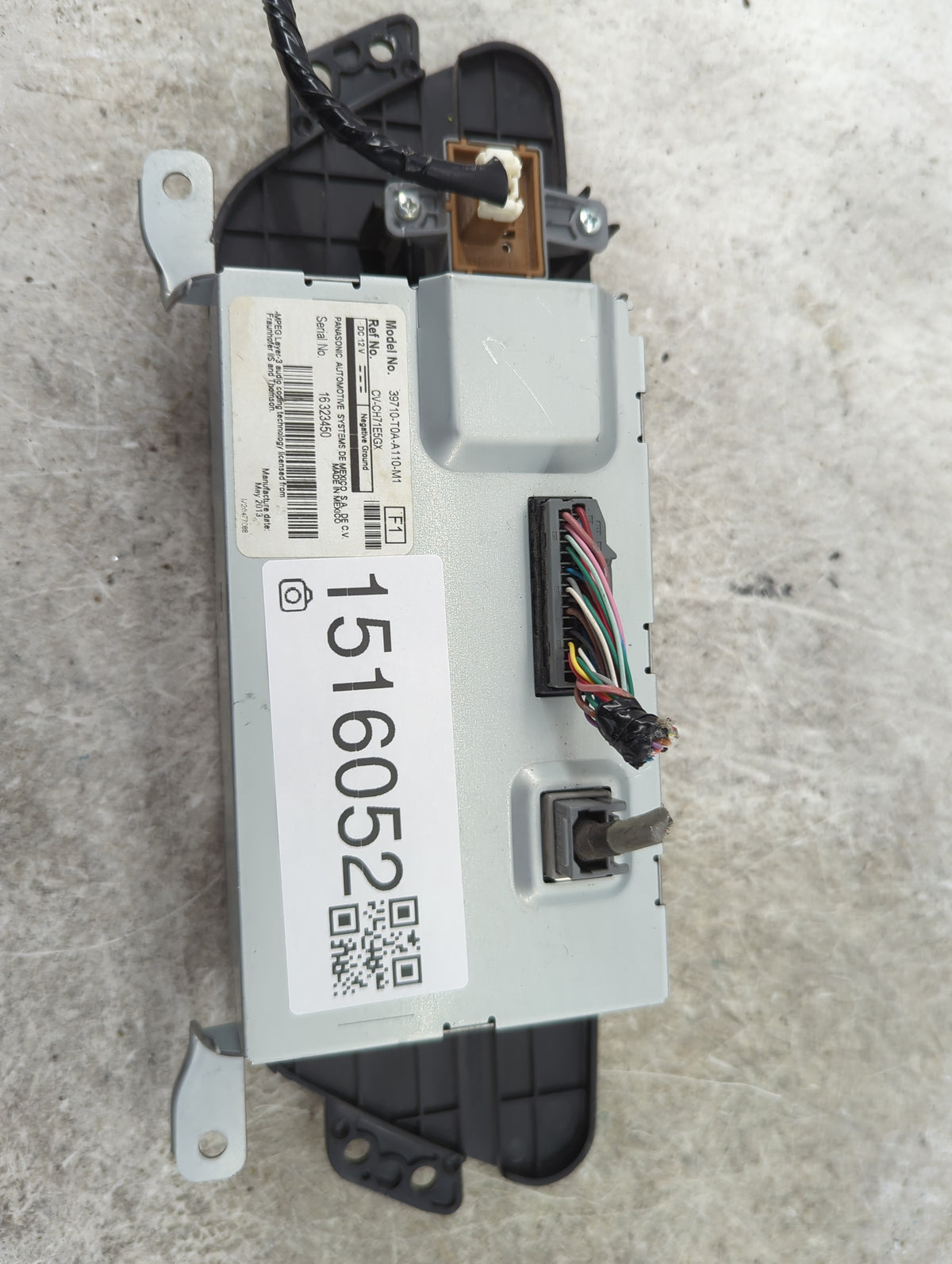 2013 Honda Crv Information Radio Display Screen Black - Oemusedautoparts1.com