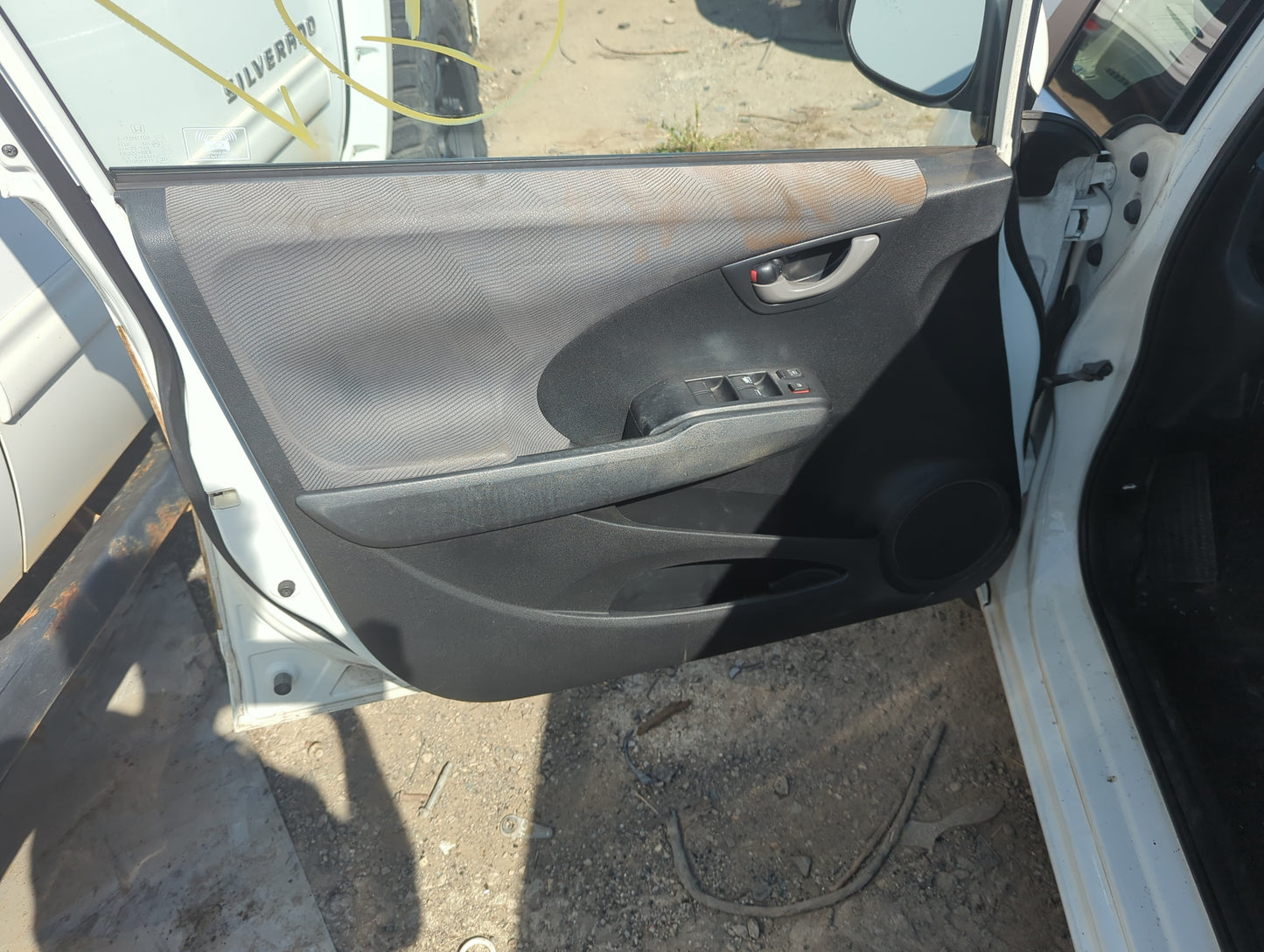 2013 Honda Fit Front Left Driver Interior Door Panel Trim - Oemusedautoparts1.com