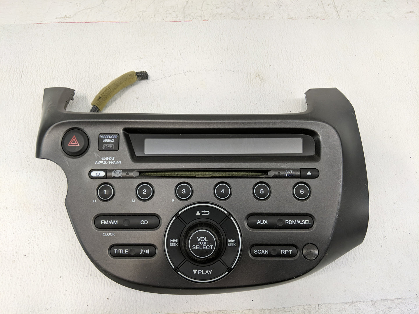 2009-2013 Honda Fit Radio AM FM Cd Player Receiver Replacement Fits Fits 2009 2010 2011 2012 2013 OEM Used Auto Parts - Oemu