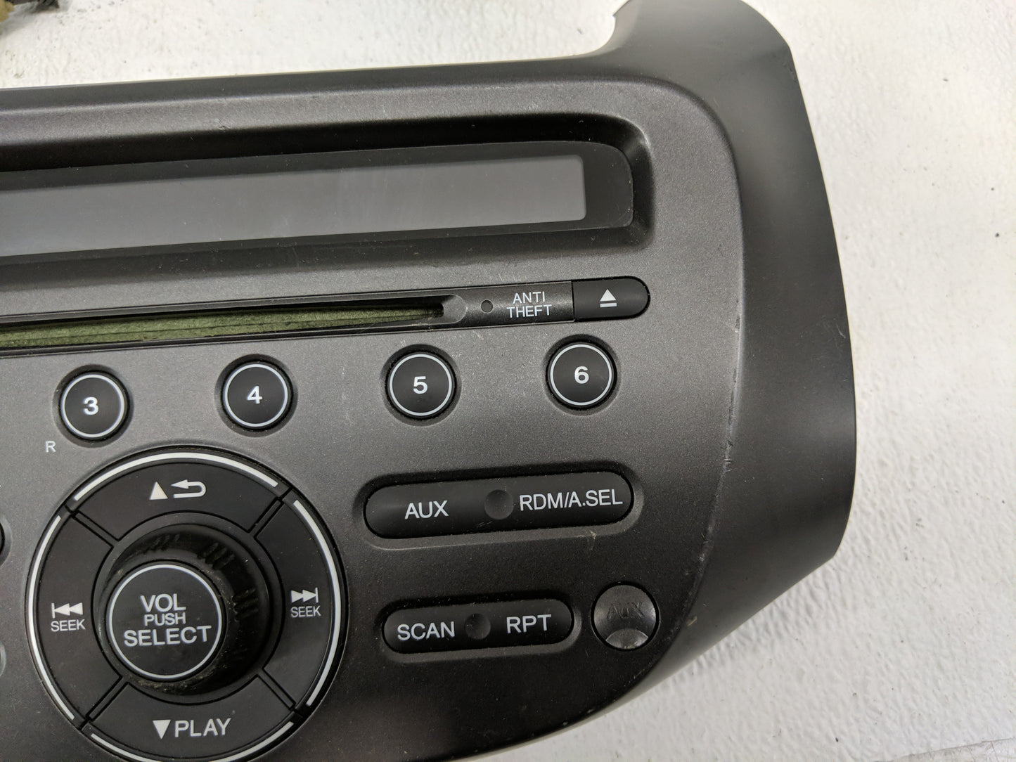 2009-2013 Honda Fit Radio AM FM Cd Player Receiver Replacement Fits Fits 2009 2010 2011 2012 2013 OEM Used Auto Parts - Oemu