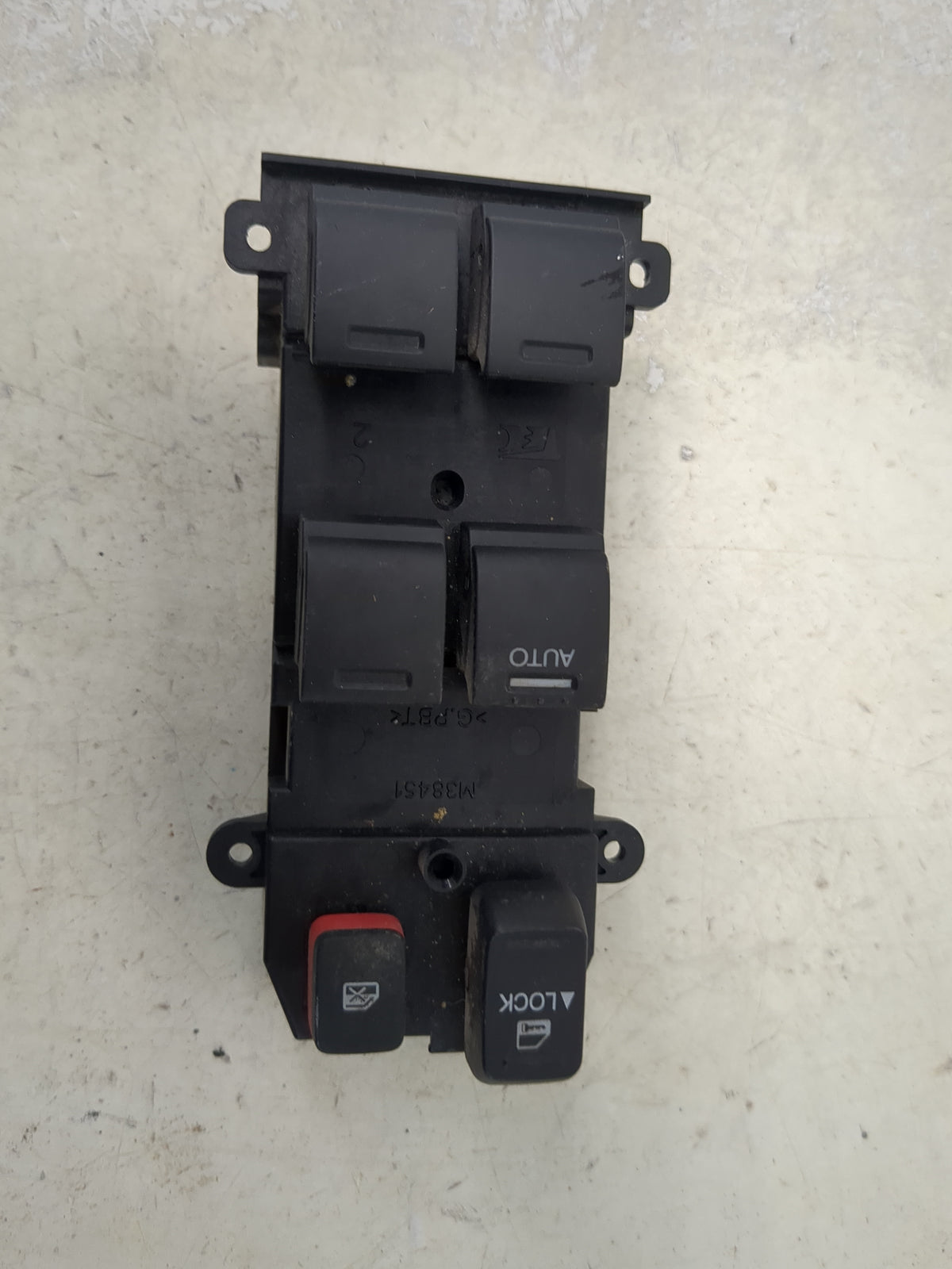 2009-2014 Honda Fit Master Power Window Switch Replacement Driver Side Left P/N:M38451 Fits Fits 2009 2010 2011 2012 2013 20