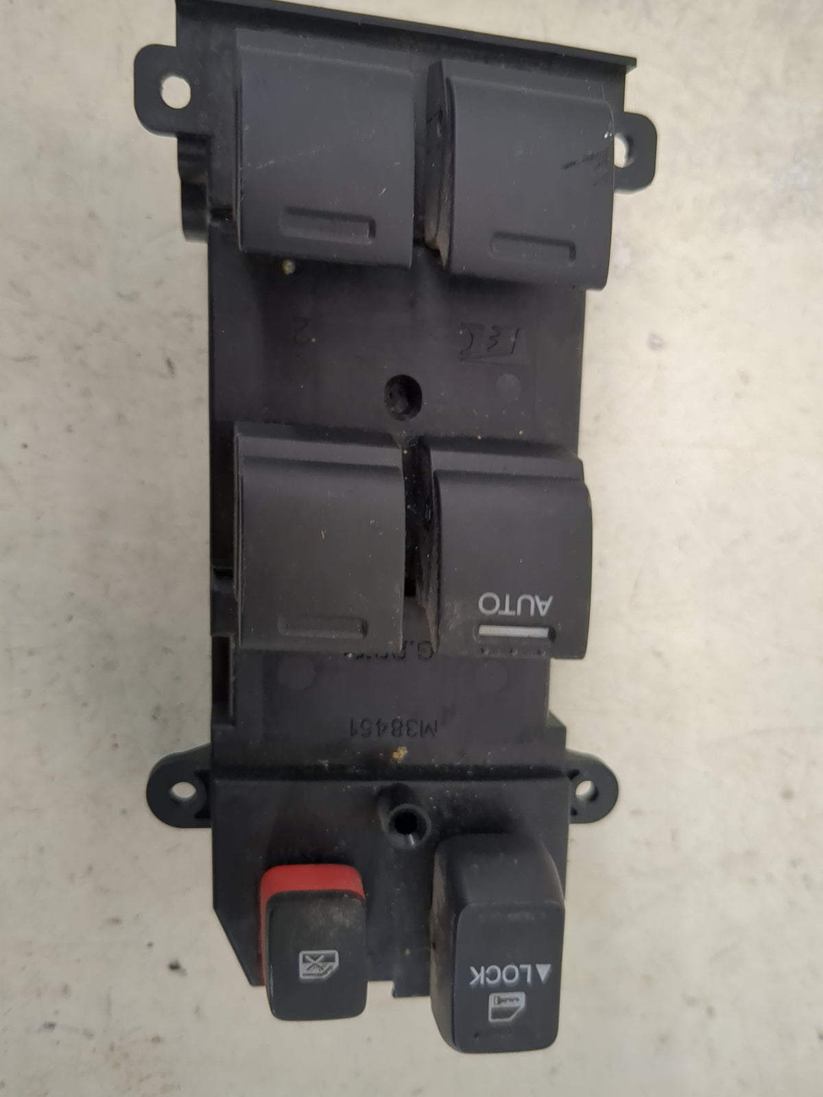 2009-2014 Honda Fit Master Power Window Switch Replacement Driver Side Left P/N:M38451 Fits Fits 2009 2010 2011 2012 2013 20