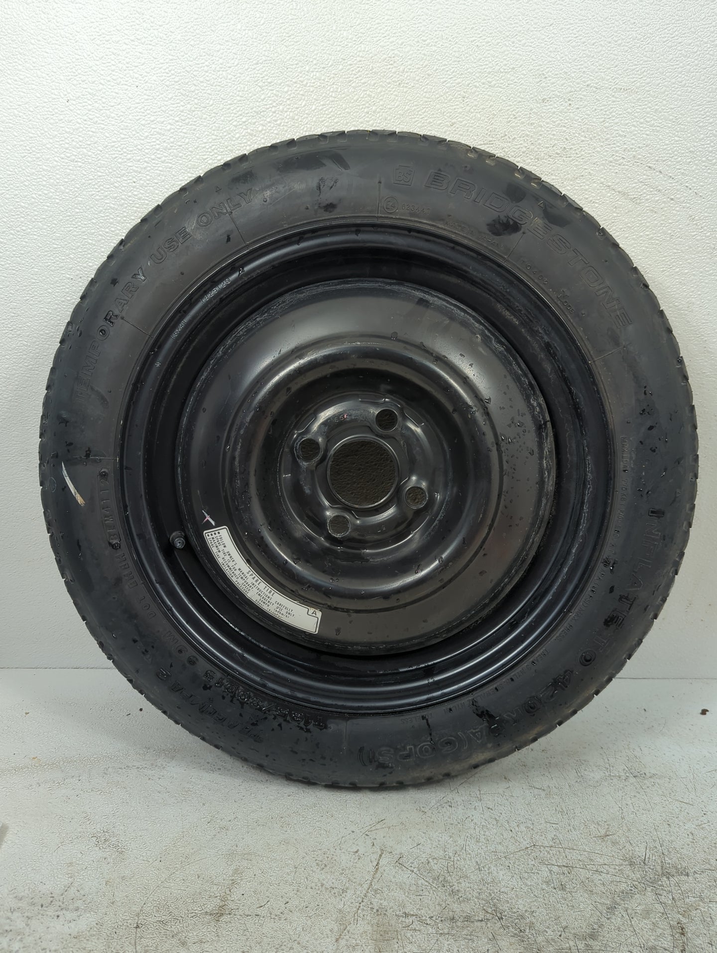 2012-2020 Honda Fit Spare Donut Tire Wheel Rim Oem 5038452 - Oemusedautoparts1.com