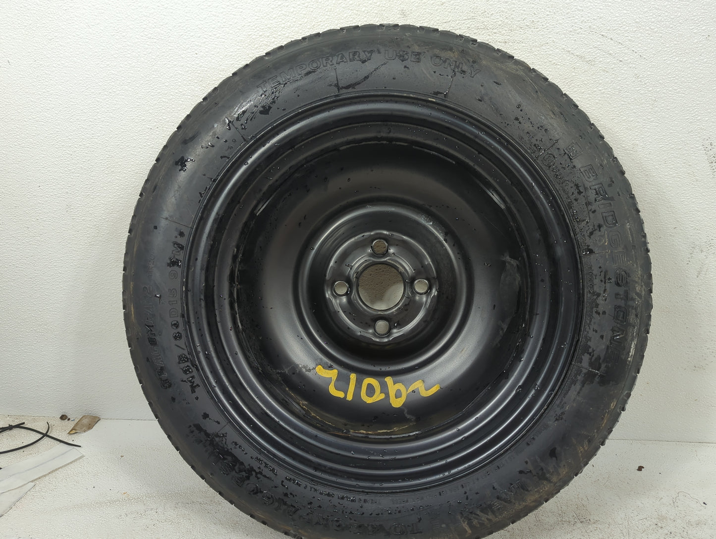 2012-2020 Honda Fit Spare Donut Tire Wheel Rim Oem 5038452 - Oemusedautoparts1.com
