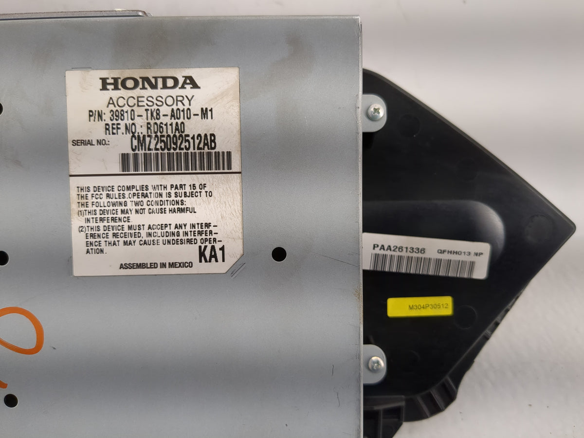 2011-2013 Honda Odyssey Information Radio Display Screen 1223957 - Oemusedautoparts1.com