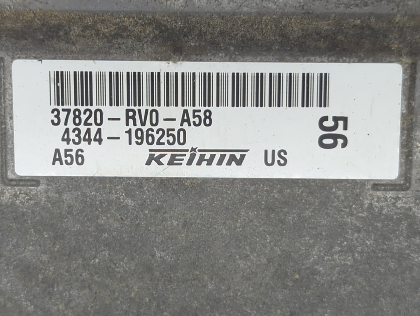 2011-2013 Honda Odyssey PCM Engine Control Computer ECU ECM PCU OEM P/N:37820-RV0-A58 4344-196250 Fits Fits 2011 2013 OEM Us