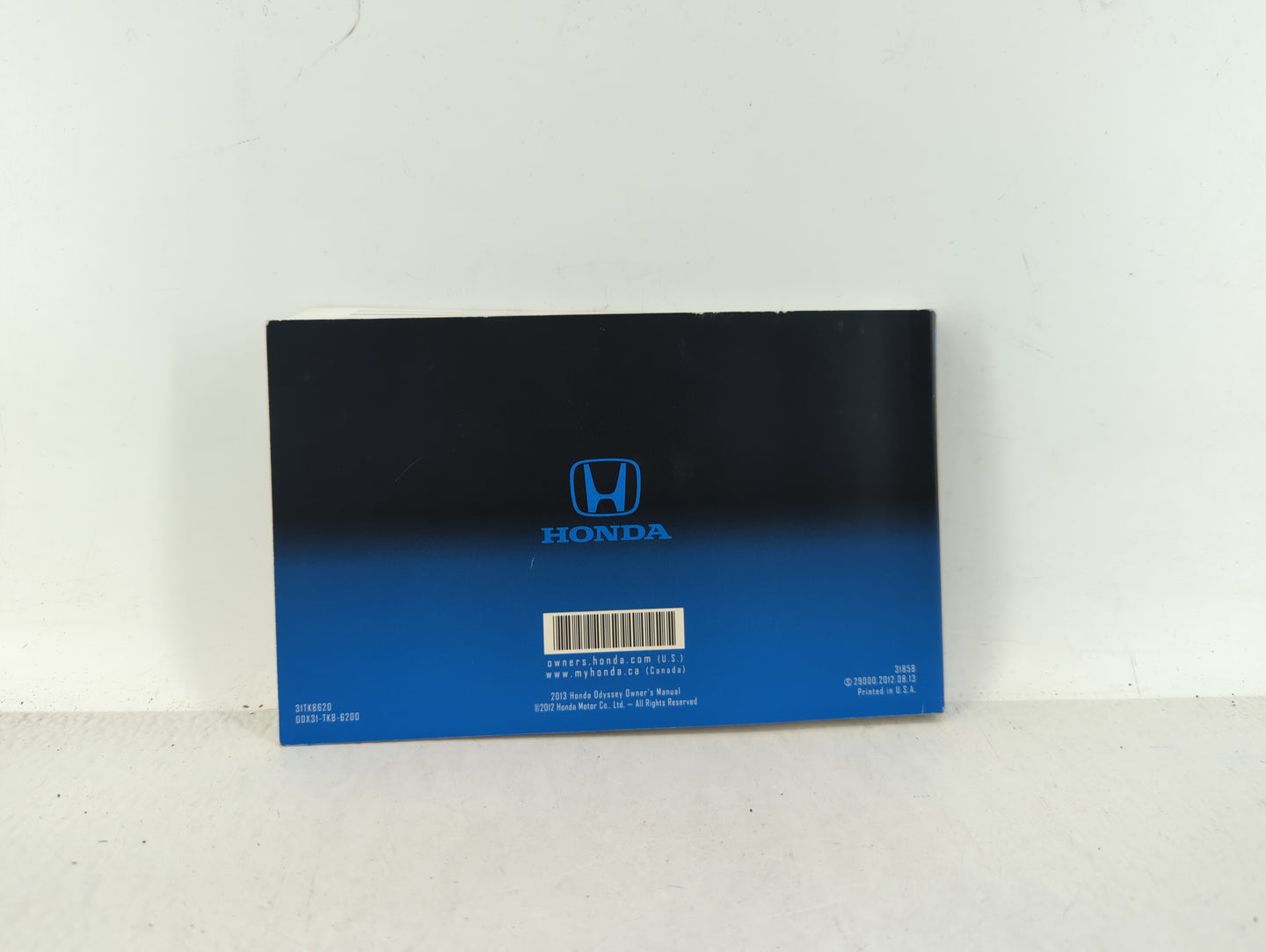 2013 Honda Odyssey Owners Manual Book Guide OEM Used Auto Parts - Oemusedautoparts1.com