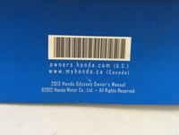 2013 Honda Odyssey Owners Manual Book Guide OEM Used Auto Parts - Oemusedautoparts1.com