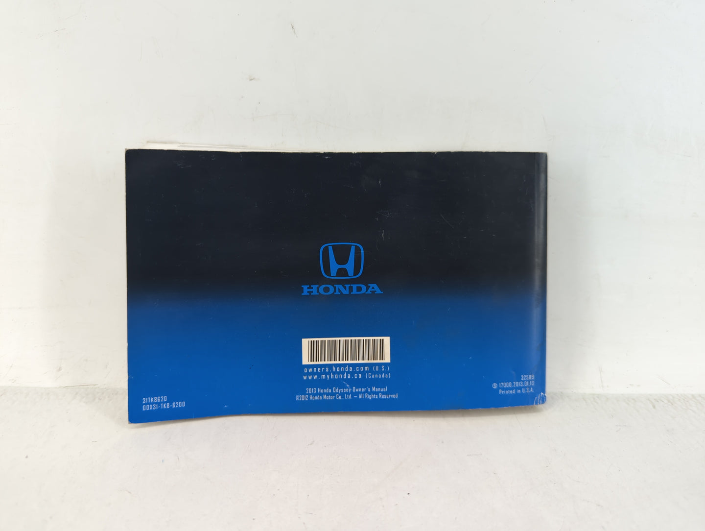 2013 Honda Odyssey Owners Manual Book Guide OEM Used Auto Parts - Oemusedautoparts1.com