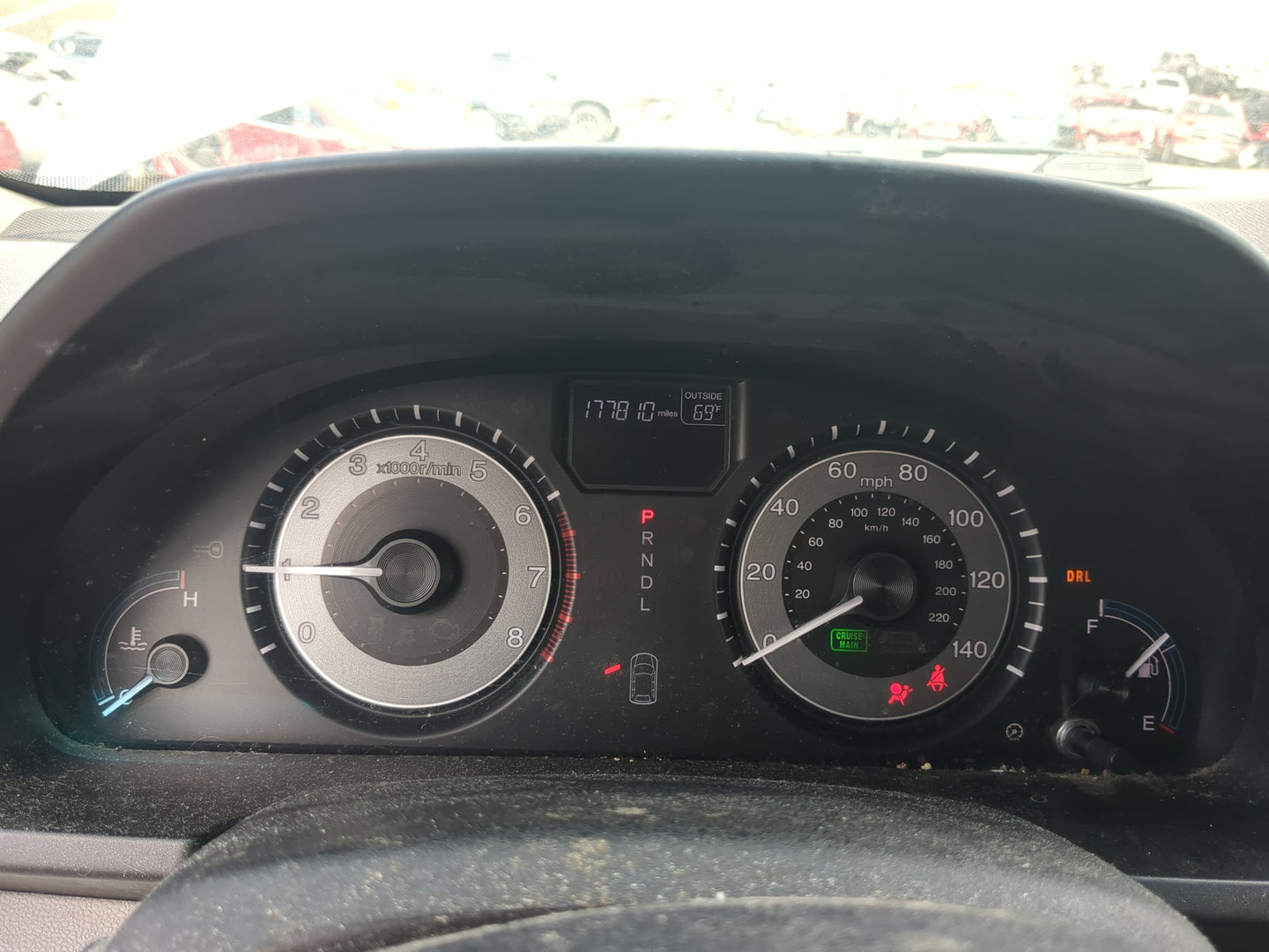 2011-2013 Honda Odyssey Instrument Cluster Speedometer Gauges Fits Fits 2011 2012 2013 OEM Used Auto Parts - Oemusedautopart