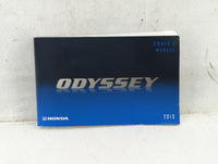 2013 Honda Odyssey Owners Manual Book Guide P/N:00X31-TK8-6210 OEM Used Auto Parts - Oemusedautoparts1.com