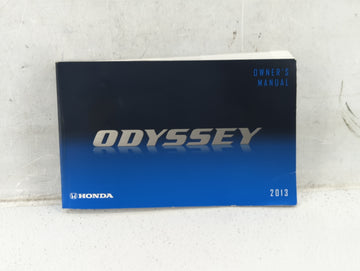 2013 Honda Odyssey Owners Manual Book Guide P/N:00X31-TK8-6210 OEM Used Auto Parts - Oemusedautoparts1.com