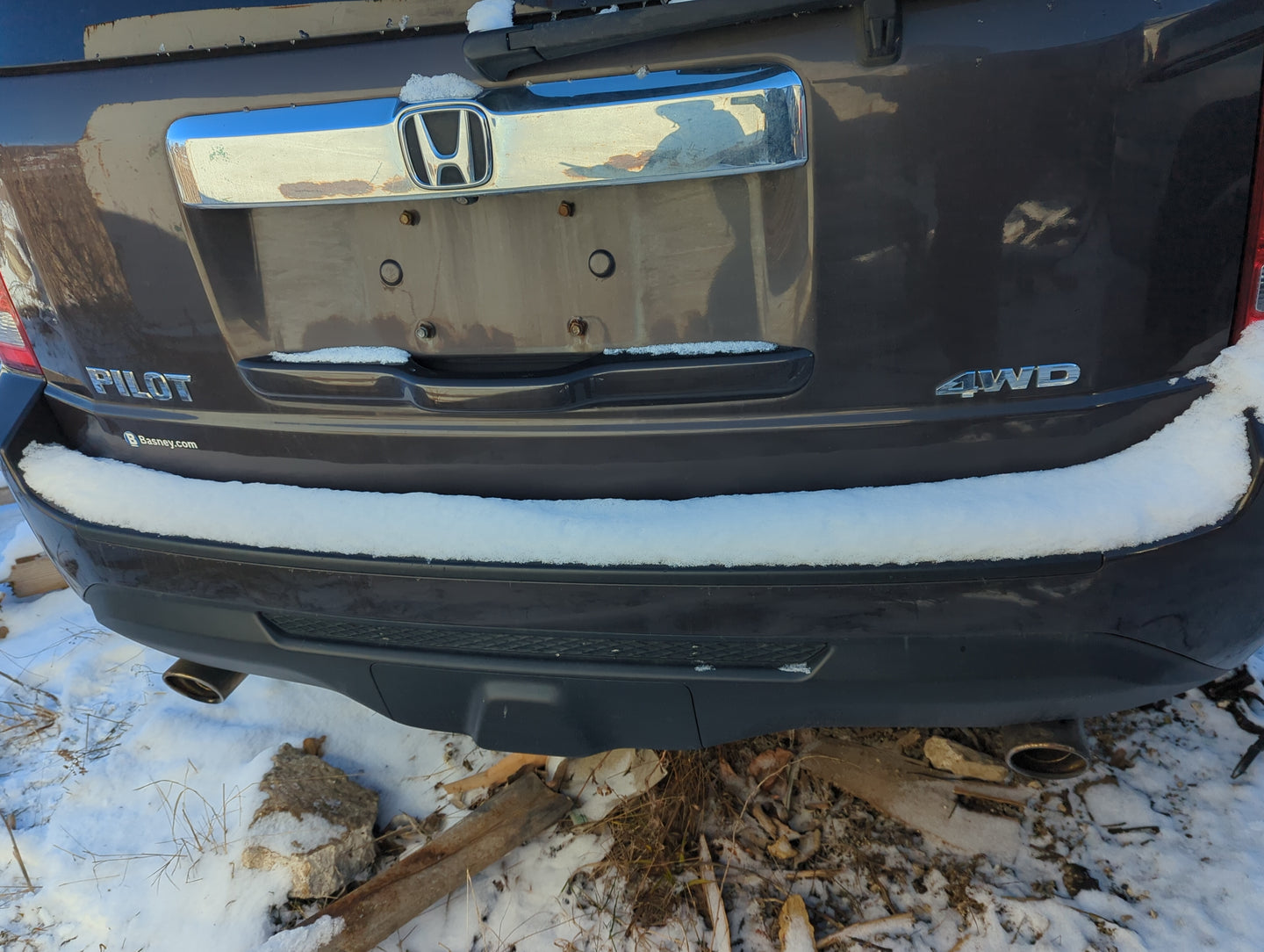 2012-2015 Honda Pilot Rear Bumper Assembly Oem 1311209 - Oemusedautoparts1.com