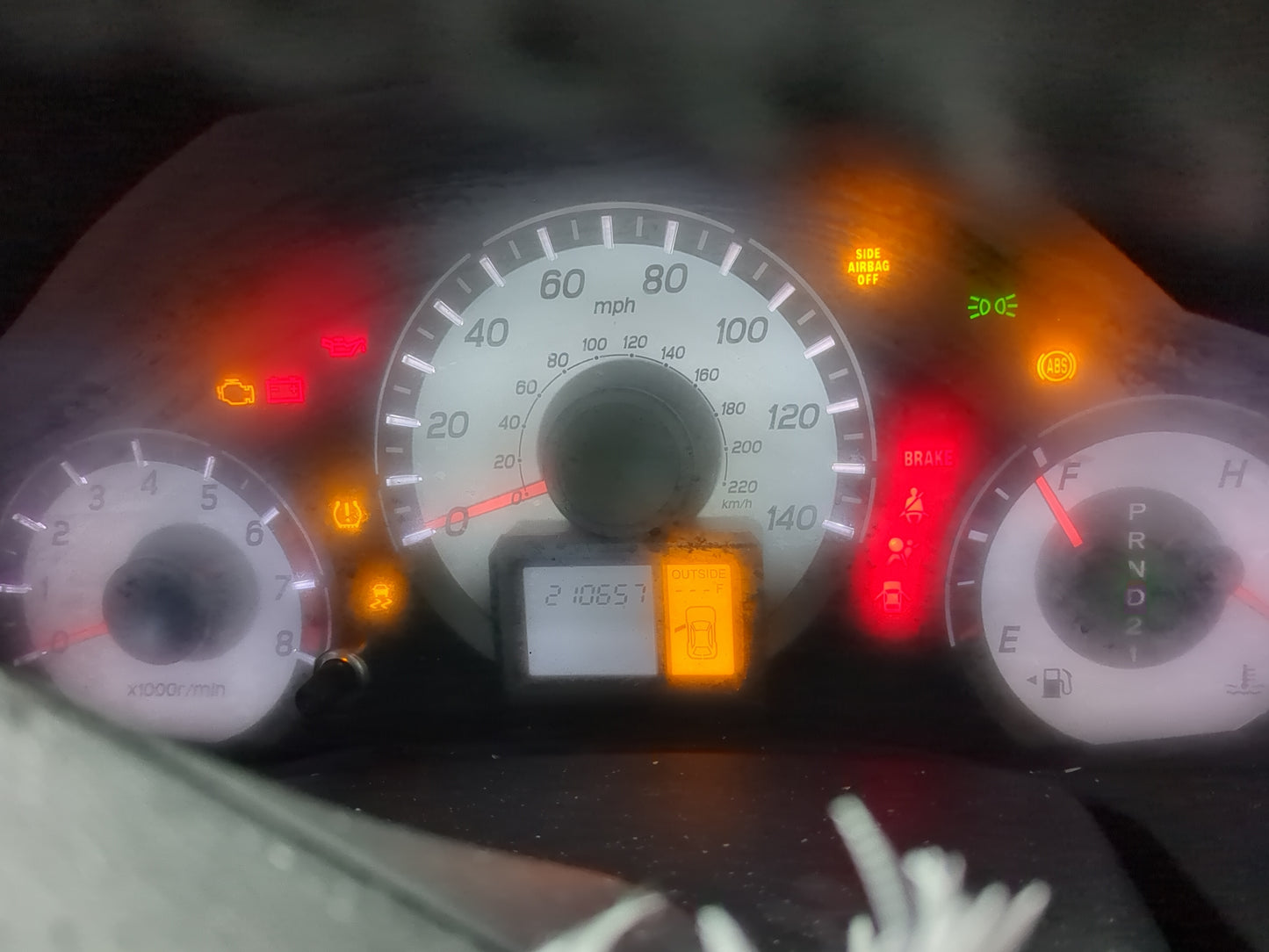 2011-2015 Honda Pilot Instrument Cluster Speedometer Gauges Miles:211K Fits Fits 2011 2012 2013 2014 2015 OEM Used Auto Part