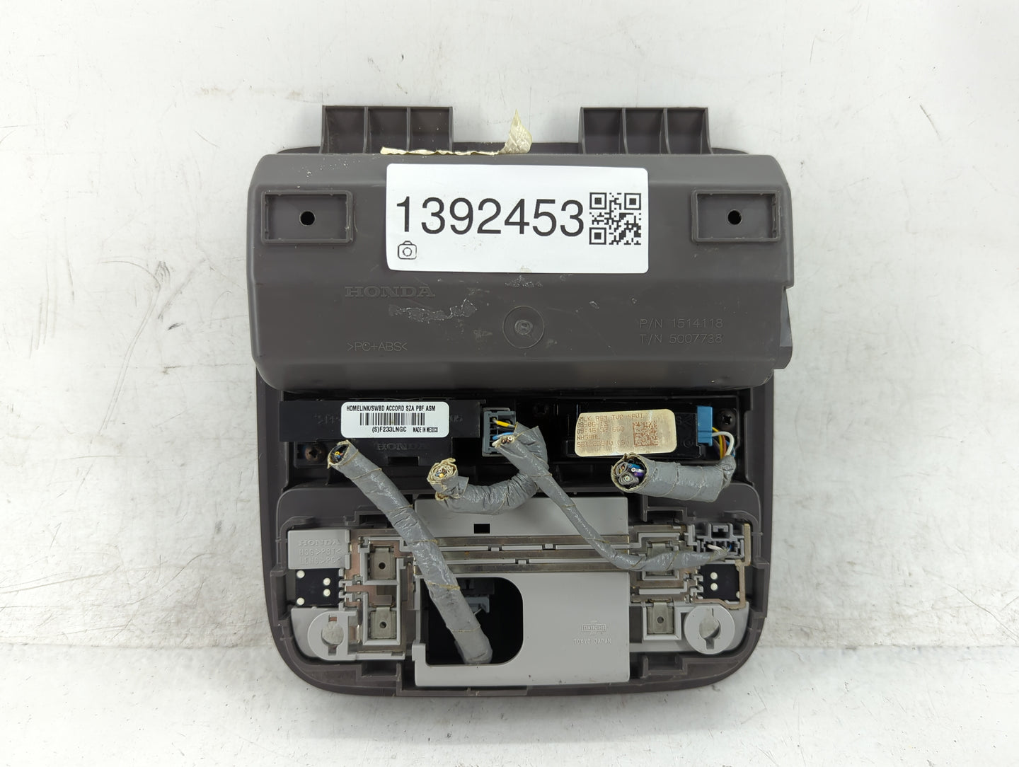 2009-2015 Honda Pilot Overhead Roof Console 1392453 - Oemusedautoparts1.com