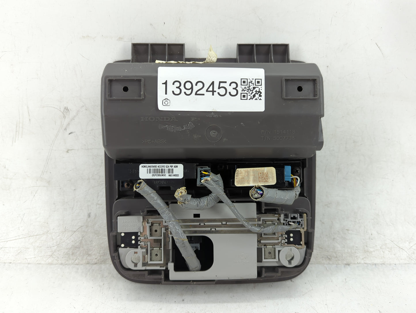 2009-2015 Honda Pilot Overhead Roof Console 1392453 - Oemusedautoparts1.com