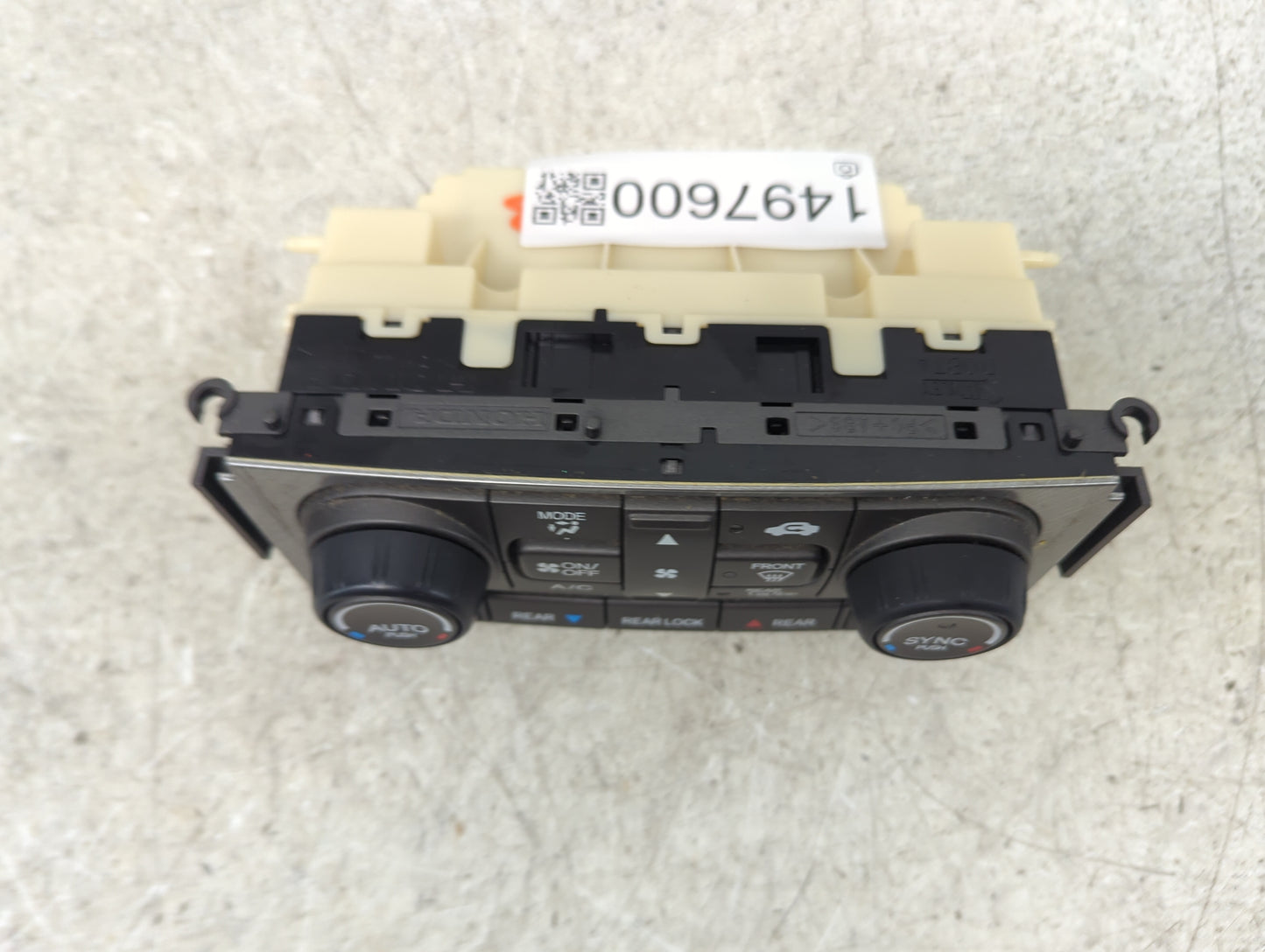 2012-2015 Honda Pilot Climate Control Module Temperature AC/Heater Replacement P/N:79600SZAA110M1 210130202T2 Fits OEM Used 