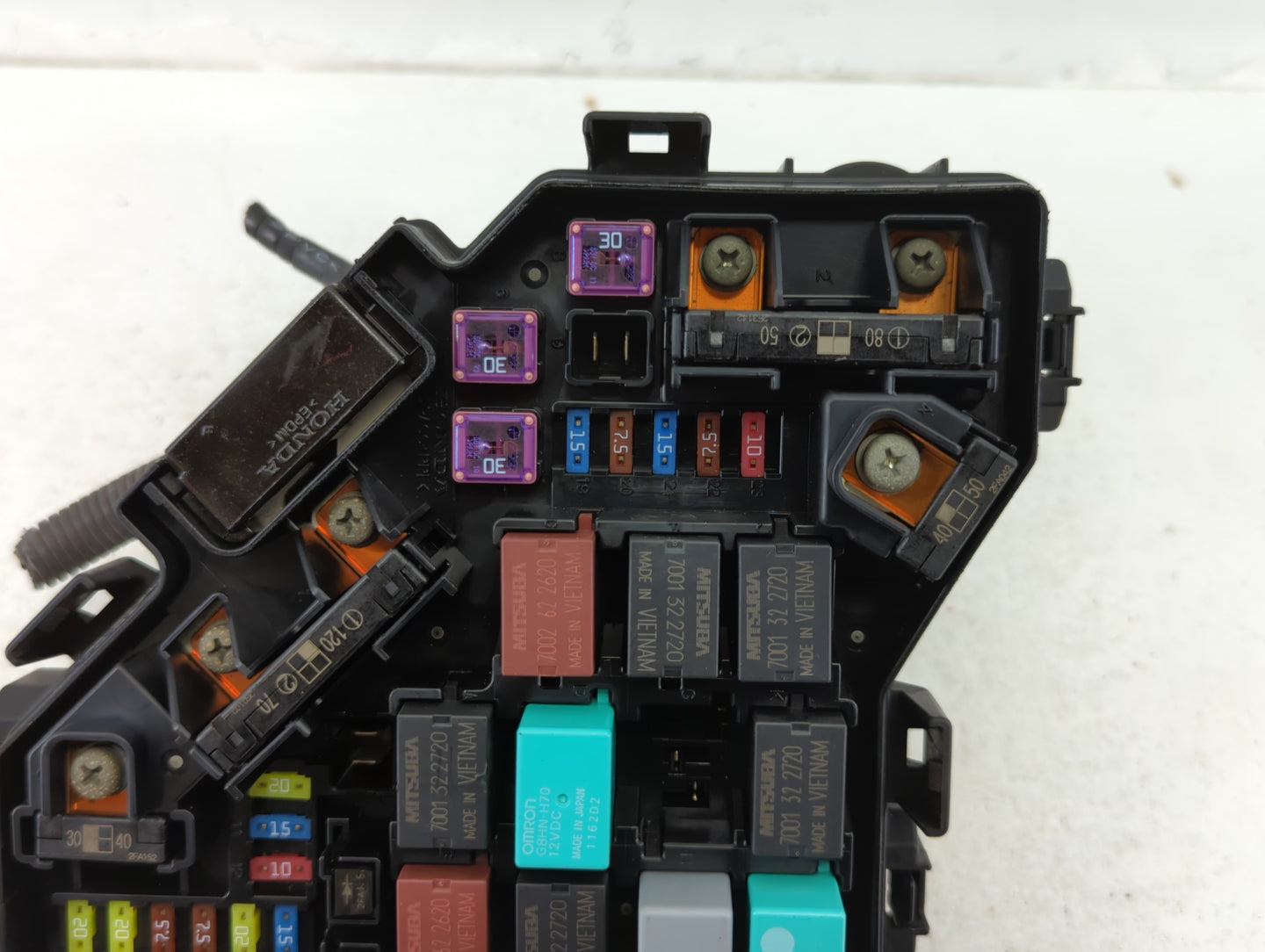 2012-2015 Honda Pilot Fusebox Fuse Box Panel Relay Module P/N:PA693XR40 SZA-A521 Fits Fits 2012 2013 2014 2015 OEM Used Auto