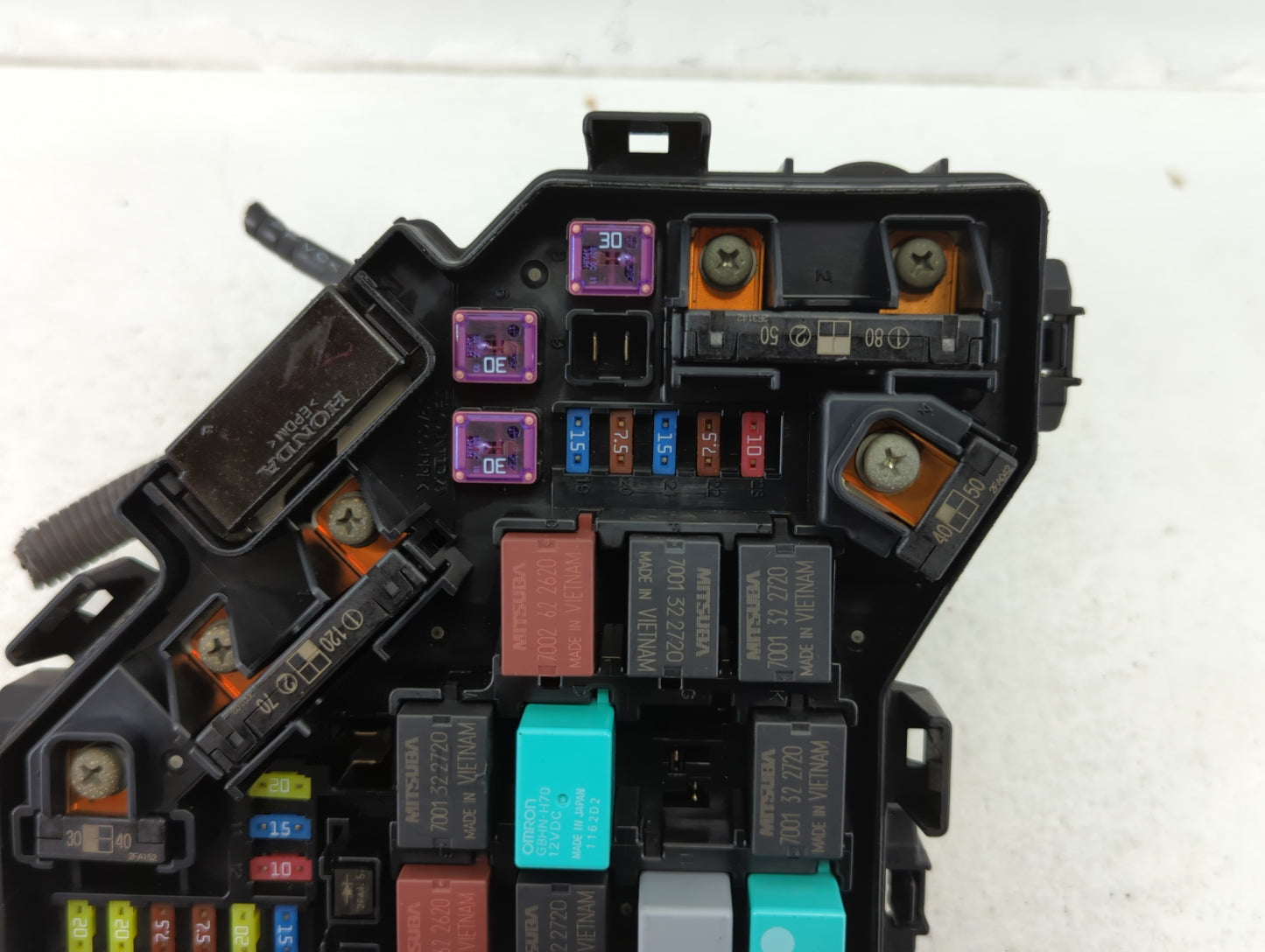 2012-2015 Honda Pilot Fusebox Fuse Box Panel Relay Module P/N:PA693XR40 SZA-A521 Fits Fits 2012 2013 2014 2015 OEM Used Auto