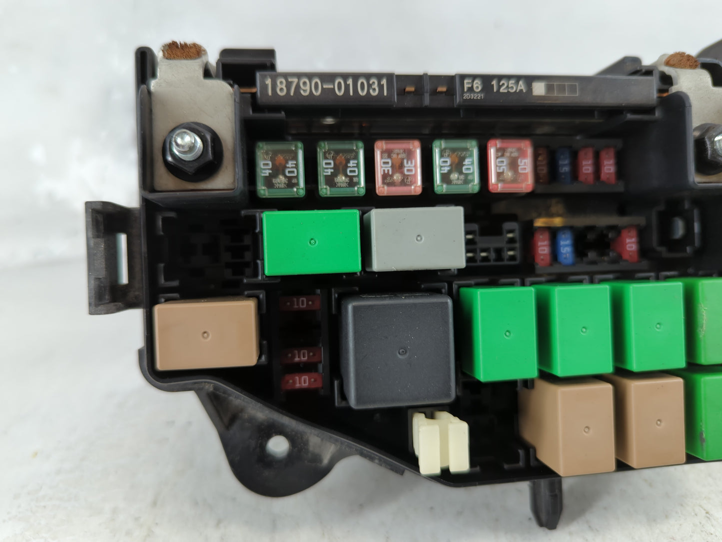 2012-2013 Hyundai Accent Fusebox Fuse Box Panel Relay Module P/N:912211R473 91221-1R713 Fits Fits 2012 2013 OEM Used Auto Pa
