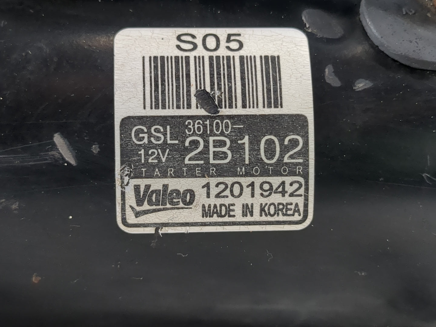 2012-2017 Hyundai Accent Car Starter Motor Solenoid OEM P/N:36100-2B102 Fits Fits 2012 2013 2014 2015 2016 2017 OEM Used Aut