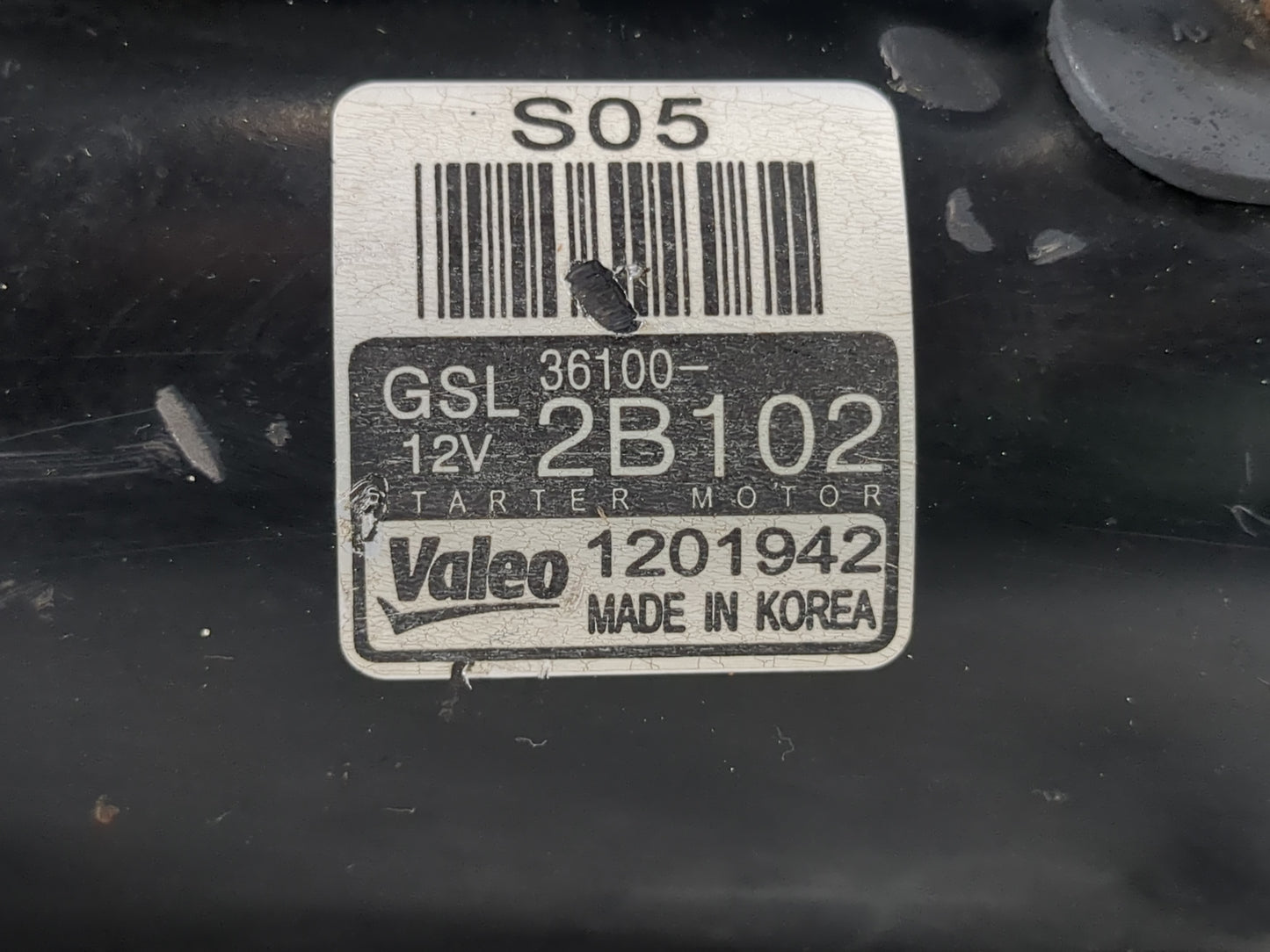 2012-2017 Hyundai Accent Car Starter Motor Solenoid OEM P/N:36100-2B102 Fits Fits 2012 2013 2014 2015 2016 2017 OEM Used Aut