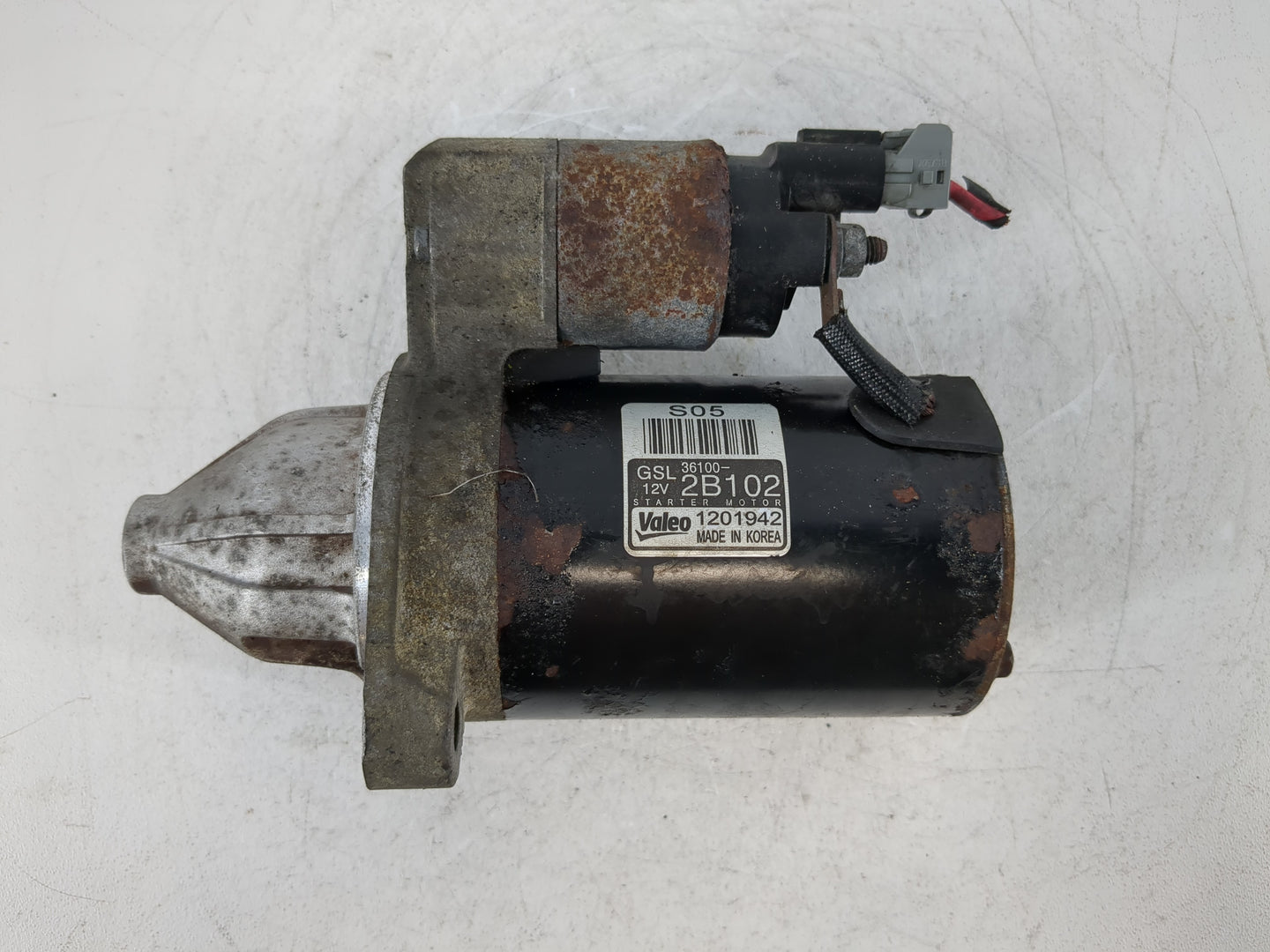 2012-2017 Hyundai Accent Car Starter Motor Solenoid OEM P/N:36100-2B102 Fits Fits 2012 2013 2014 2015 2016 2017 OEM Used Aut