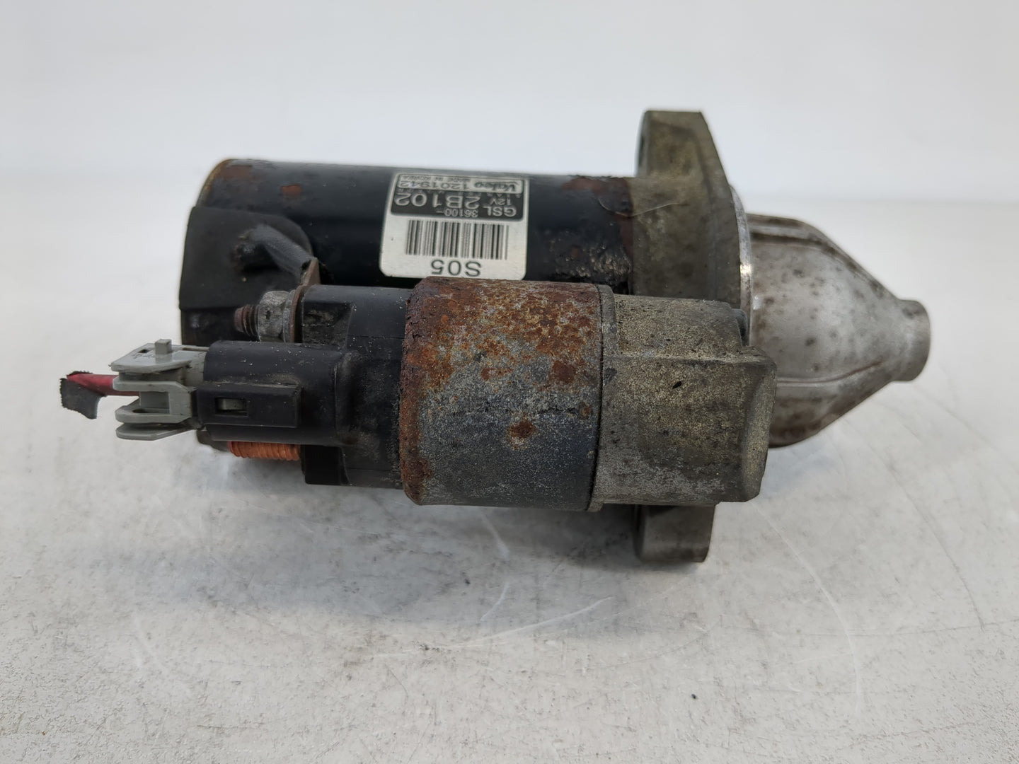 2012-2017 Hyundai Accent Car Starter Motor Solenoid OEM P/N:36100-2B102 Fits Fits 2012 2013 2014 2015 2016 2017 OEM Used Aut