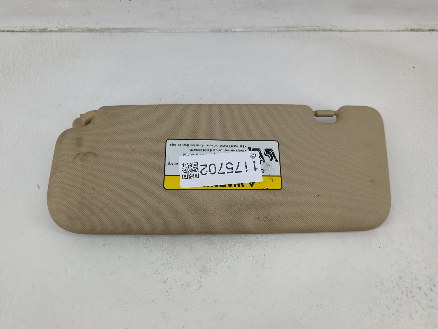 2012-2013 Hyundai Accent Sun Visor Shade Replacement Passenger Right Mirror Fits Fits 2012 2013 OEM Used Auto Parts - Oemuse