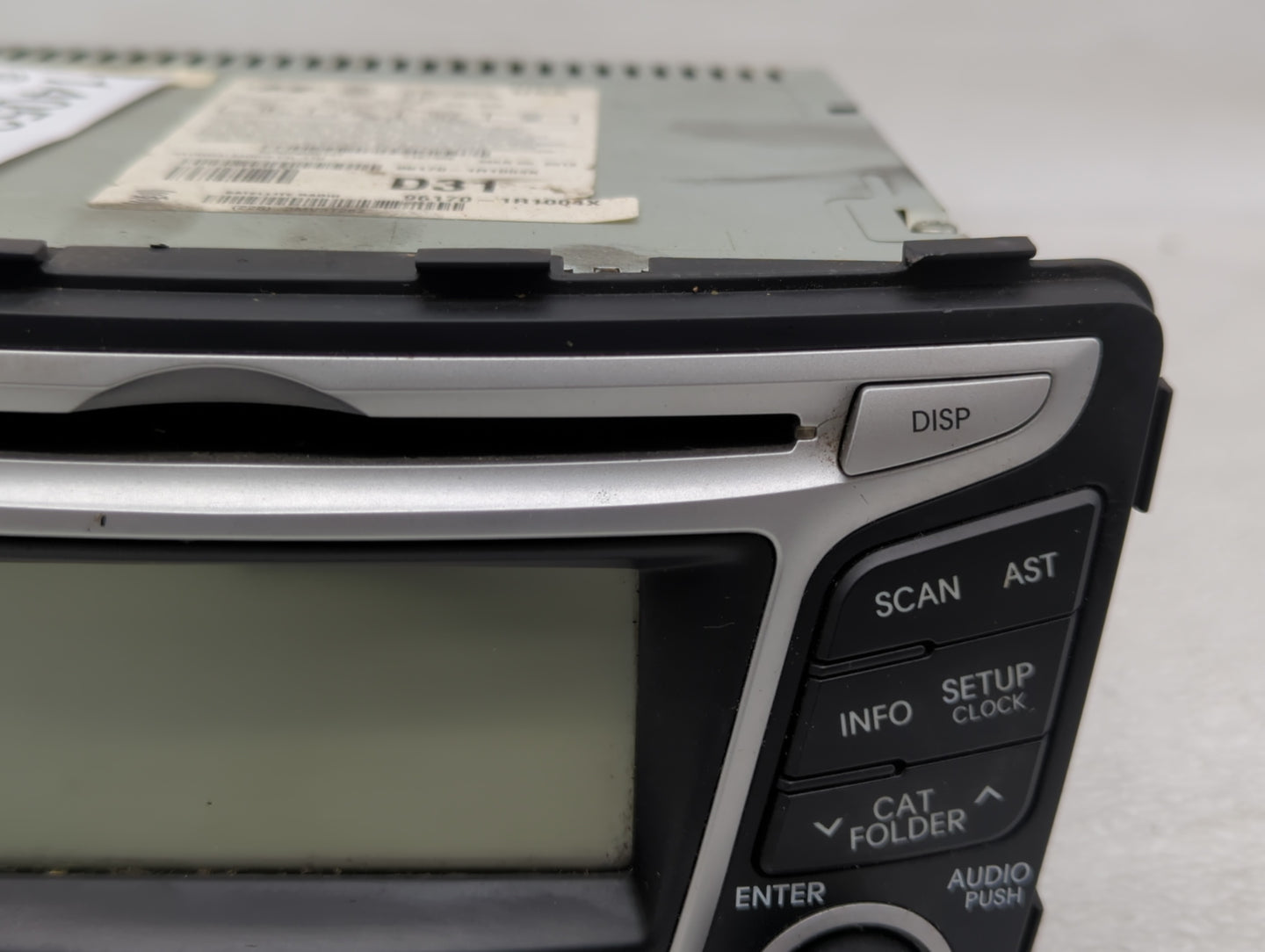 2012-2014 Hyundai Accent Radio AM FM Cd Player Receiver Replacement P/N:96170-1R1004X Fits Fits 2012 2013 2014 OEM Used Auto