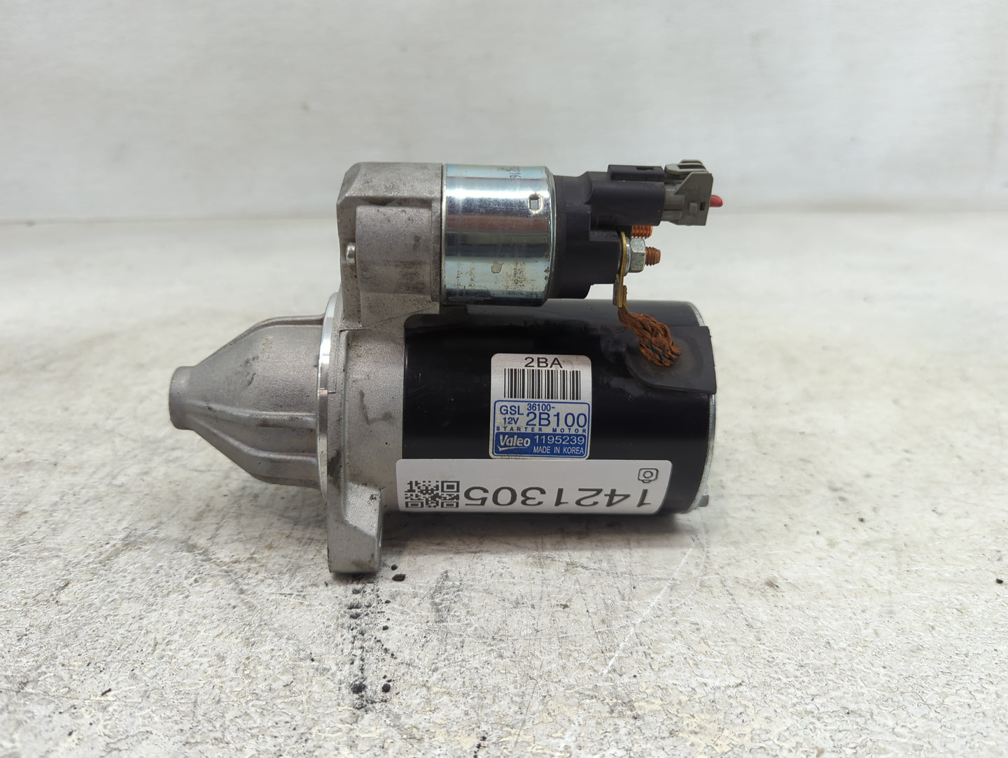 2012-2017 Hyundai Accent Car Starter Motor Solenoid OEM P/N:36100-2B100 Fits Fits 2012 2013 2014 2015 2016 2017 OEM Used Aut