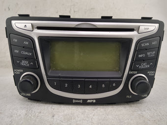 compare product 2012-2014 Hyundai Accent Radio AM FM Cd Player Receiver Replacement P/N:96170-1R1004X Fits Fits 2012 2013 2014 OEM Used Auto Parts