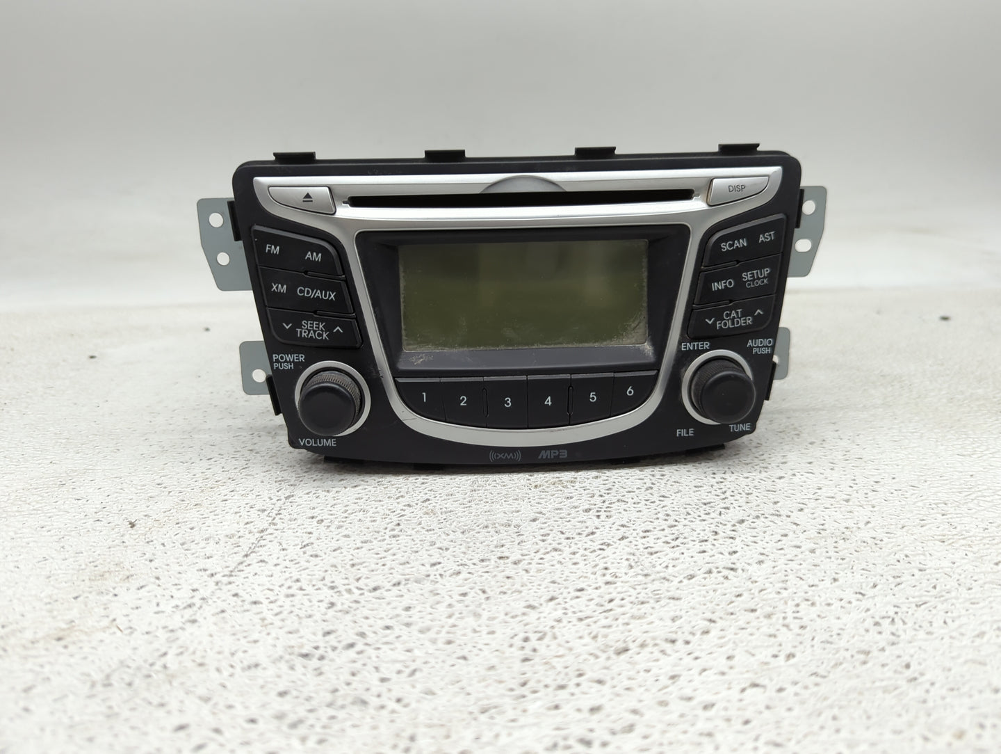 2012-2014 Hyundai Accent Radio AM FM Cd Player Receiver Replacement P/N:961701R1004X PA710RBLS4X Fits Fits 2012 2013 2014 OE