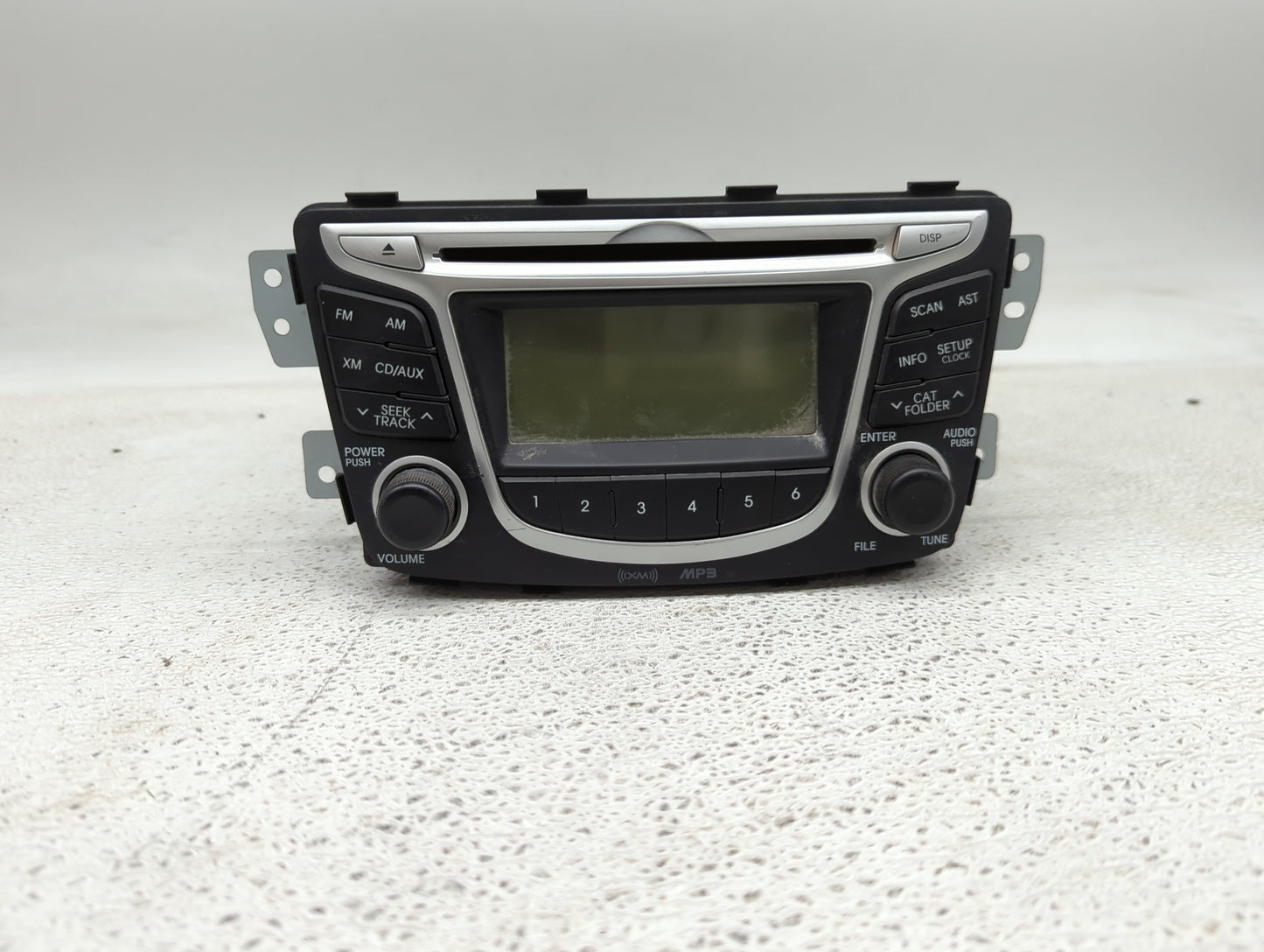 2012-2014 Hyundai Accent Radio AM FM Cd Player Receiver Replacement P/N:961701R1004X PA710RBLS4X Fits Fits 2012 2013 2014 OE