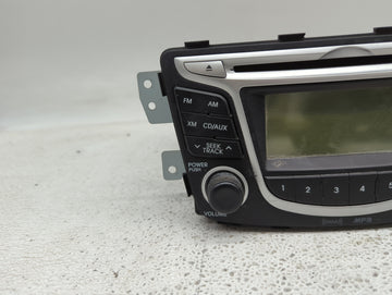 2012-2014 Hyundai Accent Radio AM FM Cd Player Receiver Replacement P/N:961701R1004X PA710RBLS4X Fits Fits 2012 2013 2014 OEM Used Auto Parts