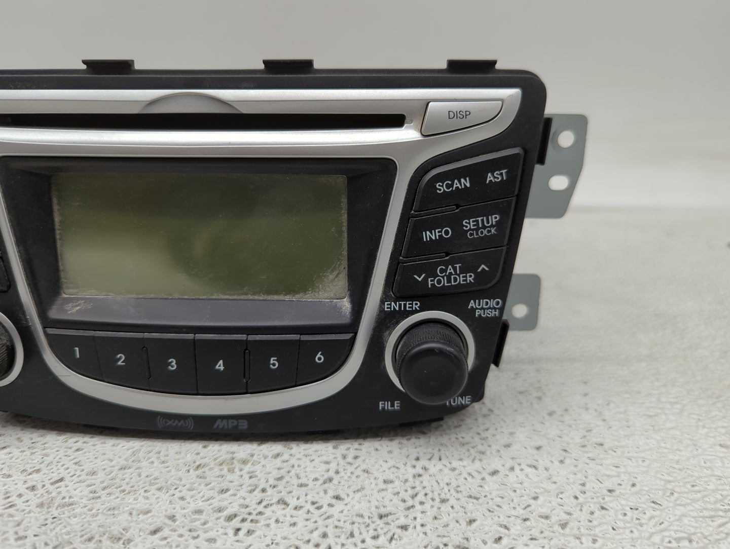 2012-2014 Hyundai Accent Radio AM FM Cd Player Receiver Replacement P/N:961701R1004X PA710RBLS4X Fits Fits 2012 2013 2014 OE