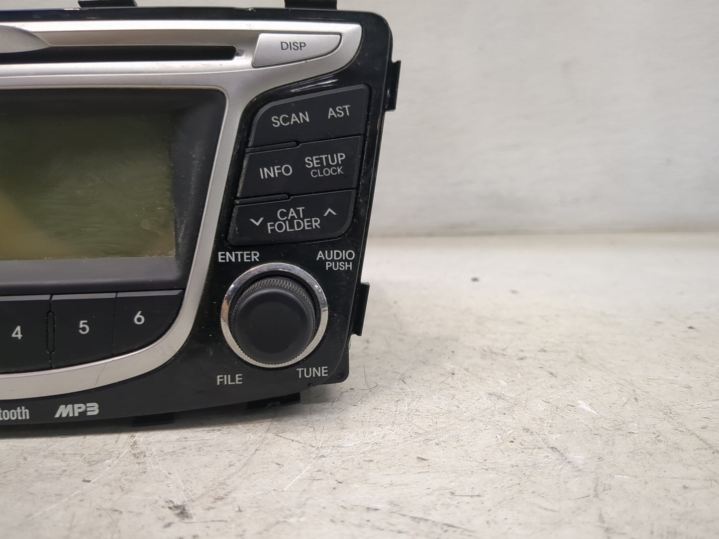 2012-2014 Hyundai Accent Radio AM FM Cd Player Receiver Replacement P/N:96170-1R150GU PA710RBLSBT_GU Fits Fits 2012 2013 201