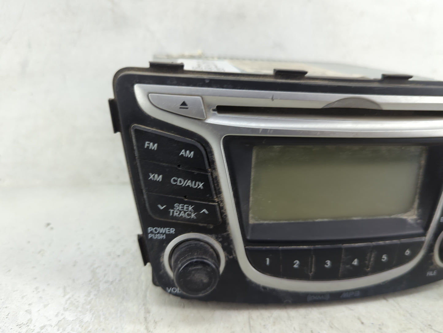 2013 Hyundai Accent Radio AM FM Cd Player Receiver Replacement P/N:96170-1R1004X PA710RBLS 4X Fits OEM Used Auto Parts - Oem
