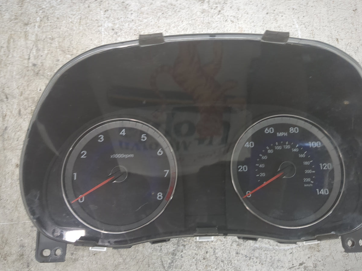 2012-2014 Hyundai Accent Instrument Cluster Speedometer Gauges P/N:94001-1R010 Miles: Fits Fits 2012 2013 2014 OEM Used Auto