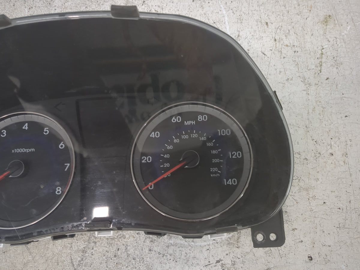 2012-2014 Hyundai Accent Instrument Cluster Speedometer Gauges P/N:94001-1R010 Miles: Fits Fits 2012 2013 2014 OEM Used Auto