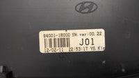 2012-2013 Hyundai Accent Instrument Cluster Speedometer Gauges P/N:94001-1R000 94001-1R020 Fits Fits 2012 2013 OEM Used Auto