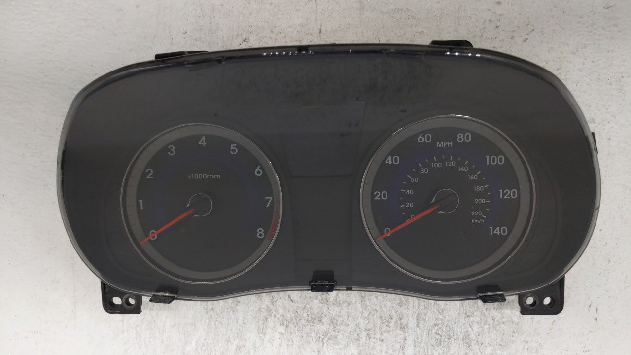 2012-2013 Hyundai Accent Instrument Cluster Speedometer Gauges P/N:94001-1R000 94001-1R020 Fits Fits 2012 2013 OEM Used Auto