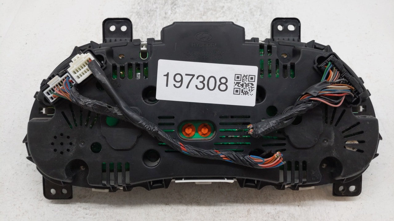2012-2013 Hyundai Accent Instrument Cluster Speedometer Gauges P/N:94001-1R000 94001-1R020 Fits Fits 2012 2013 OEM Used Auto