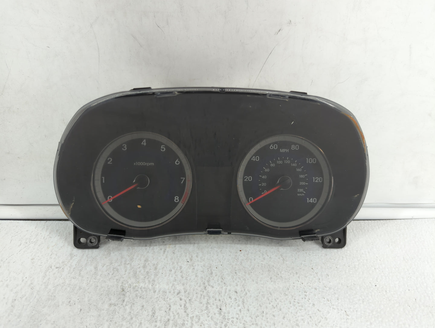 2012-2013 Hyundai Accent Instrument Cluster Speedometer Gauges P/N:94001-1R030 94001- 1R03012E30 Fits Fits 2012 2013 OEM Use