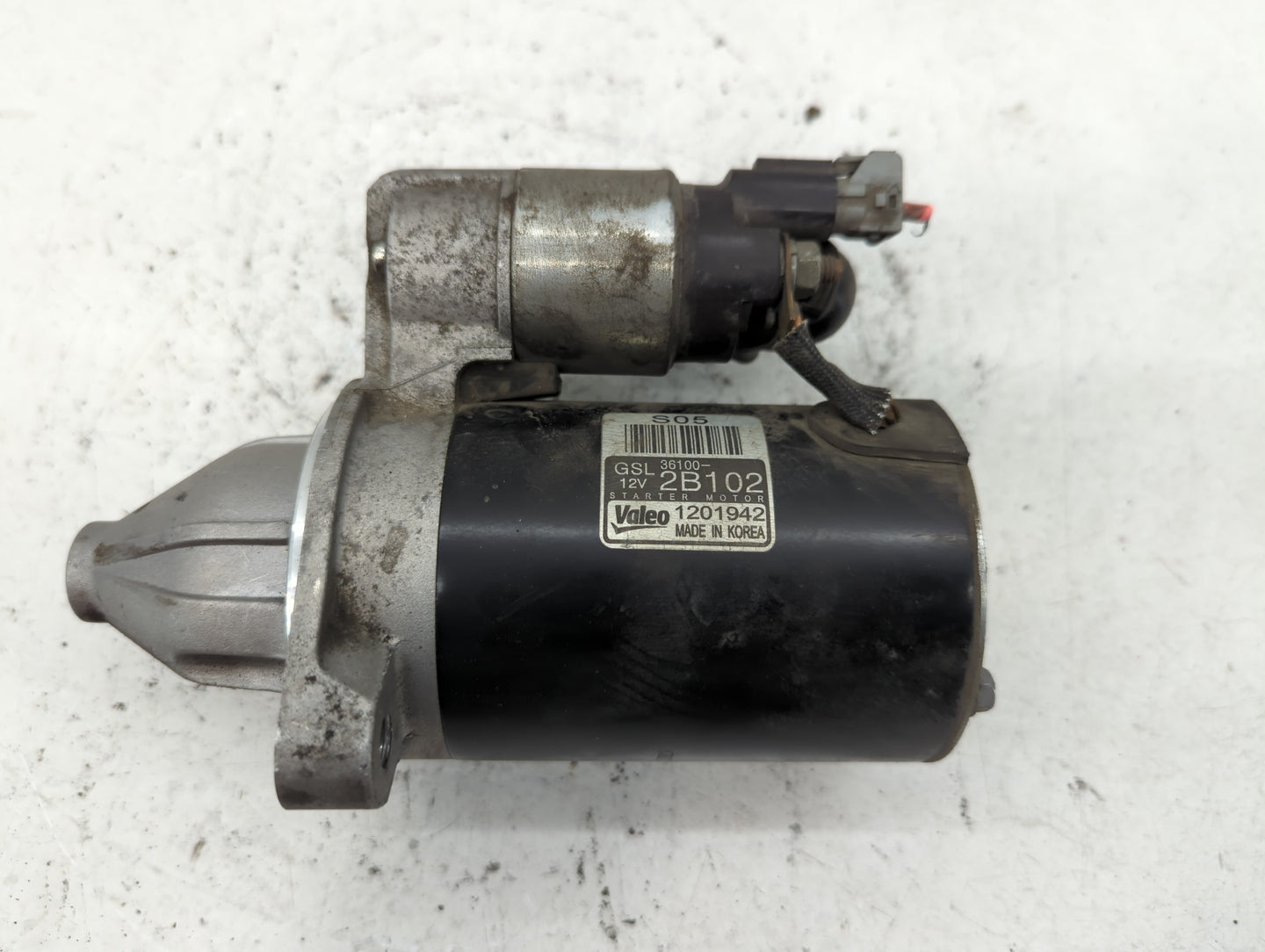 2012-2017 Hyundai Accent Car Starter Motor Solenoid OEM P/N:36100-2B102 Fits Fits 2012 2013 2014 2015 2016 2017 OEM Used Aut