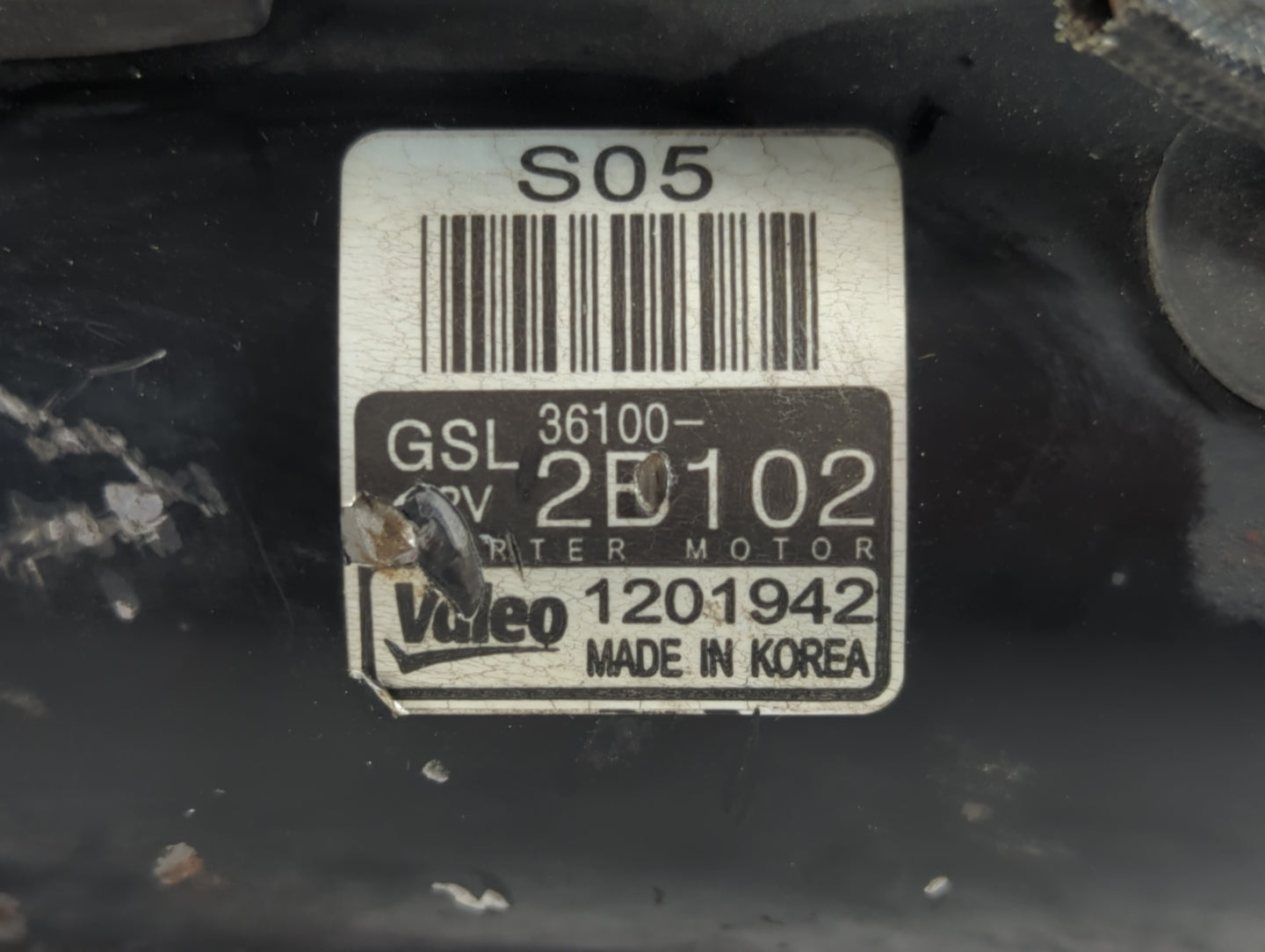 2012-2017 Hyundai Accent Car Starter Motor Solenoid OEM P/N:36100-2E102 1201942 Fits Fits 2012 2013 2014 2015 2016 2017 OEM 