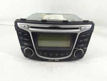 2012-2014 Hyundai Accent Radio AM FM Cd Player Receiver Replacement P/N:96170-1R1004X Fits Fits 2012 2013 2014 OEM Used Auto