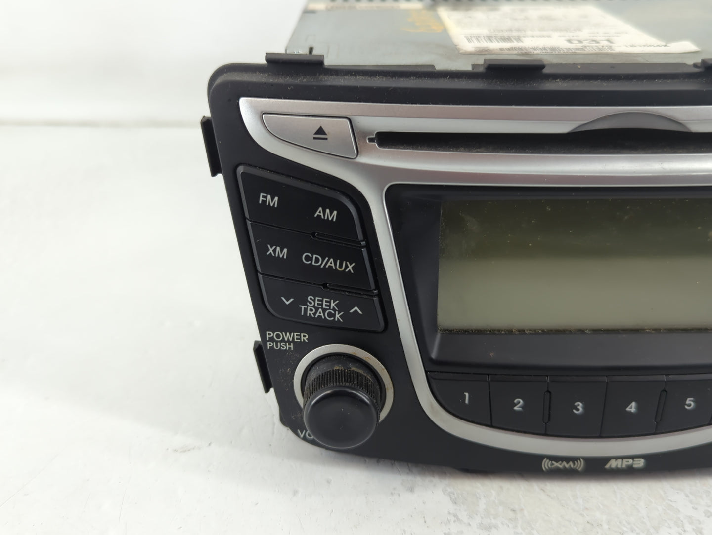2012-2014 Hyundai Accent Radio AM FM Cd Player Receiver Replacement P/N:96170-1R1004X Fits Fits 2012 2013 2014 OEM Used Auto
