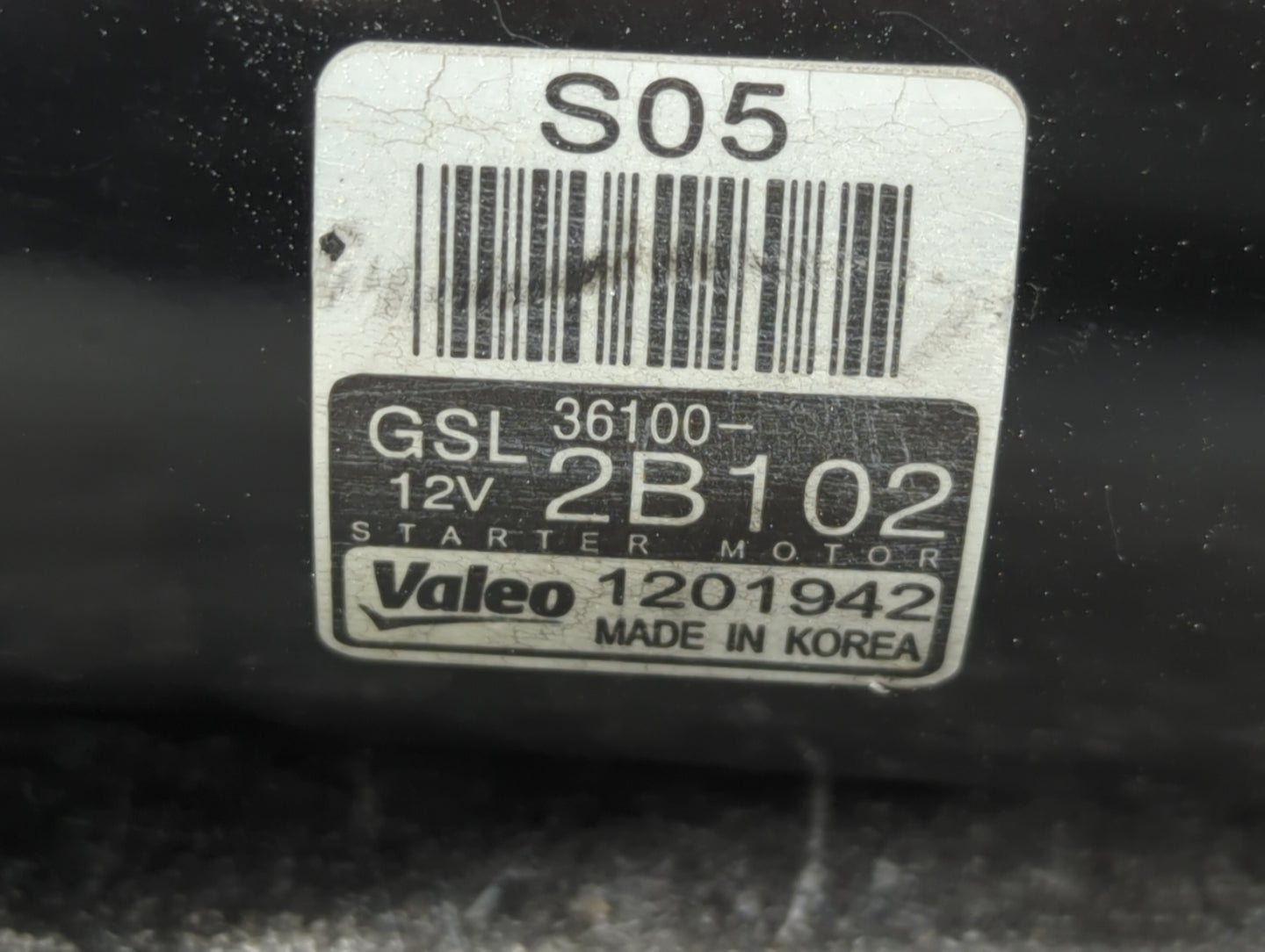 2012-2017 Hyundai Accent Car Starter Motor Solenoid OEM P/N:1201942 36100-2B102 Fits Fits 2012 2013 2014 2015 2016 2017 OEM 